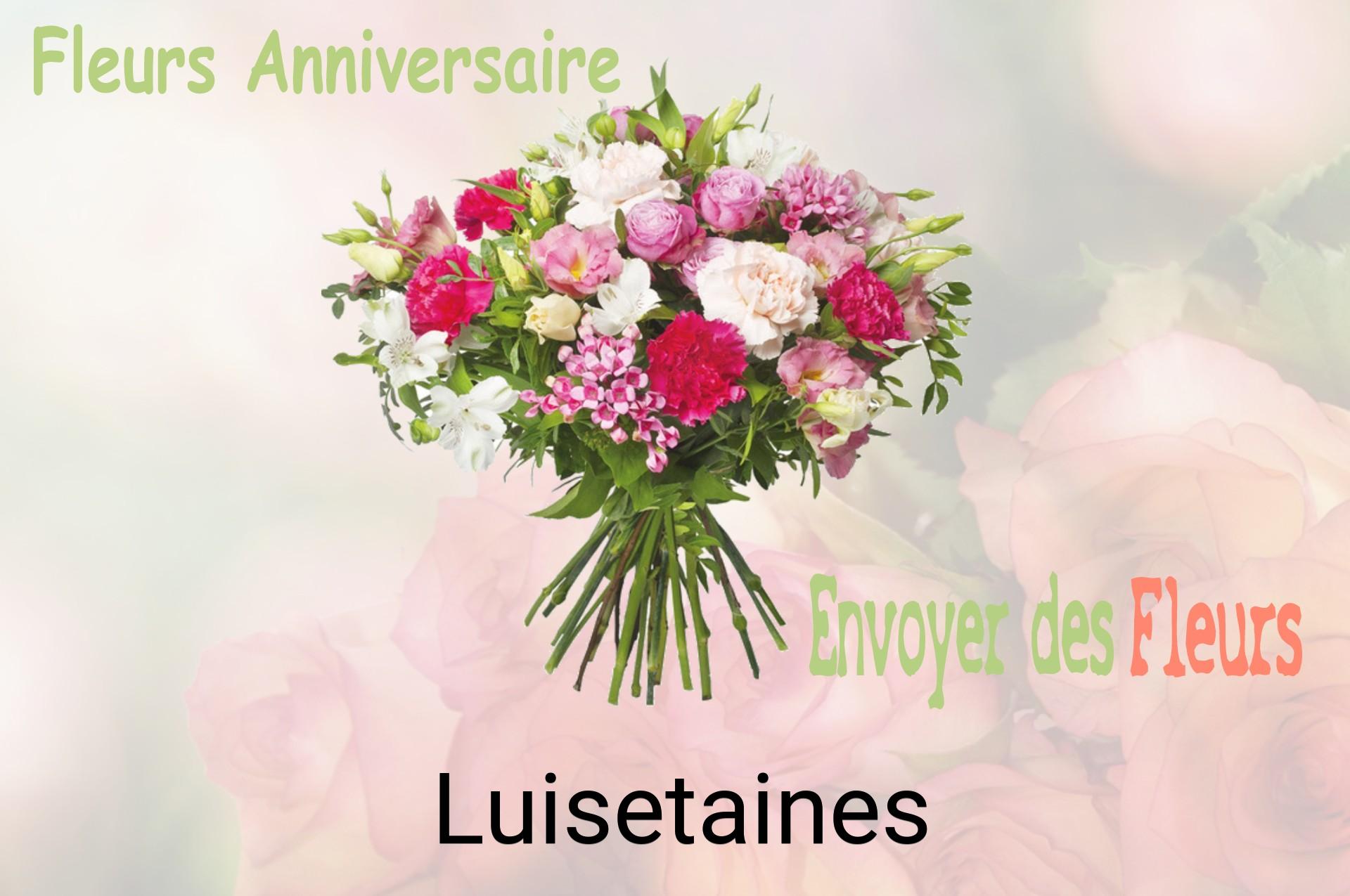 Bouquet de fleurs d’anniversaire livré à Luisetaines